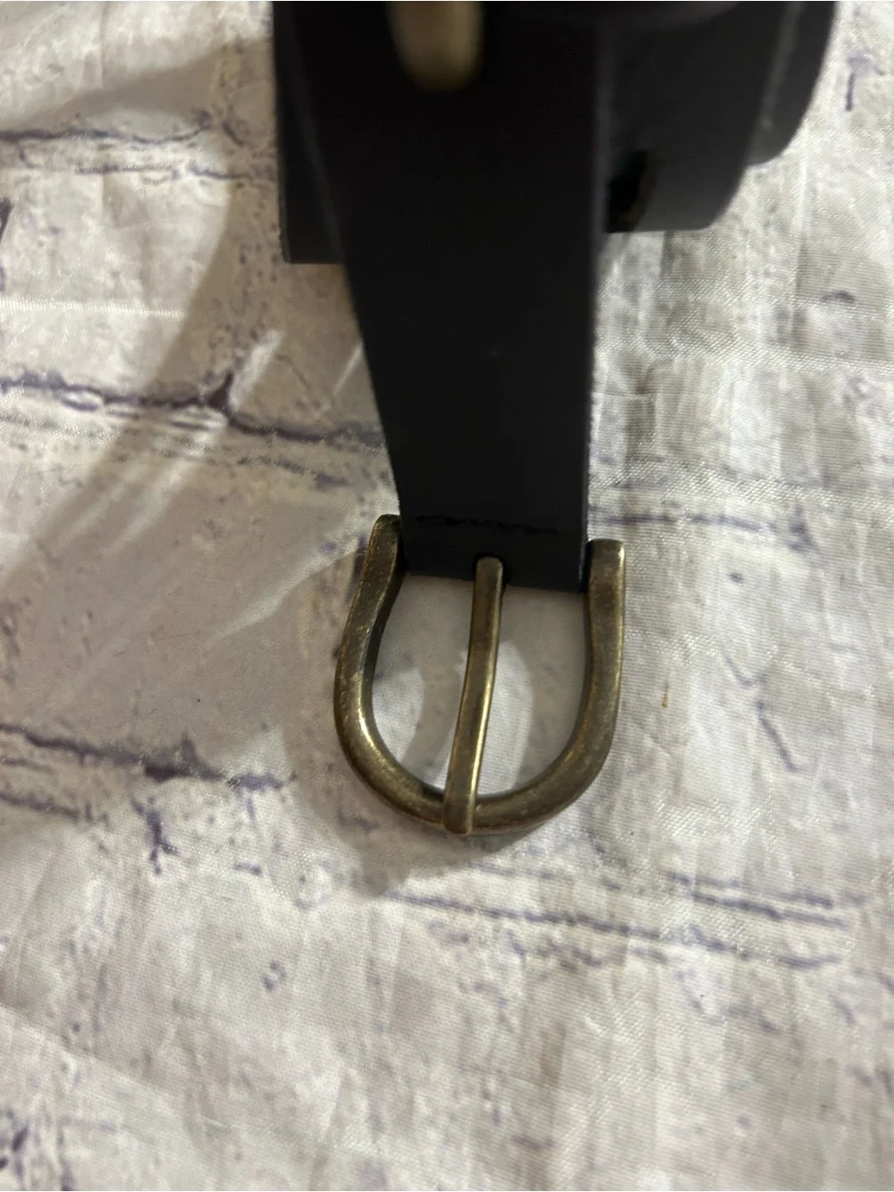 INDIA MADE BLACK LEATHER WITH ANTIQUE HARDWARE AND CUTOUTS SIZE 3XL